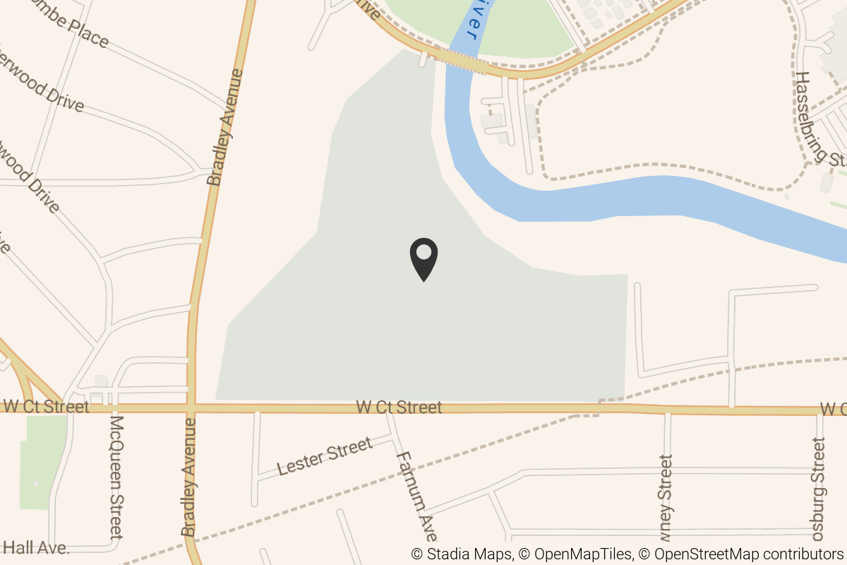 Map with location marker