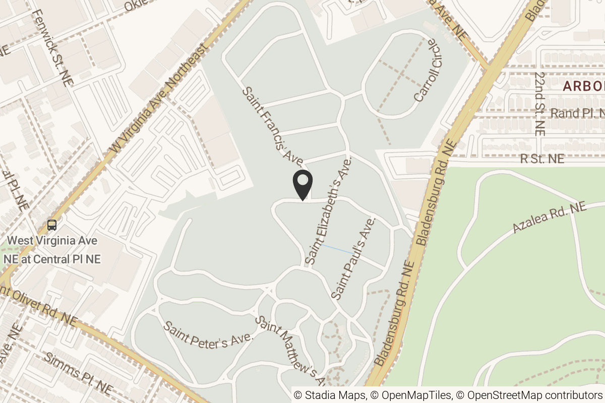 Map with location marker