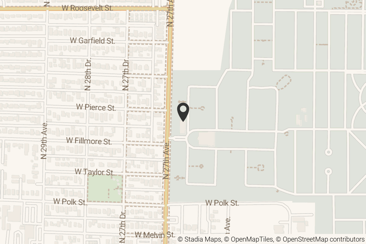 Map with location marker