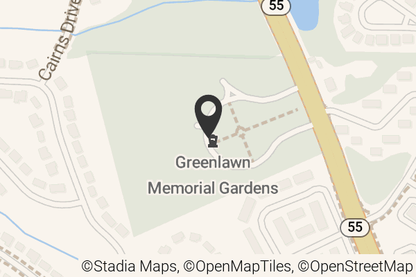 Map with location marker