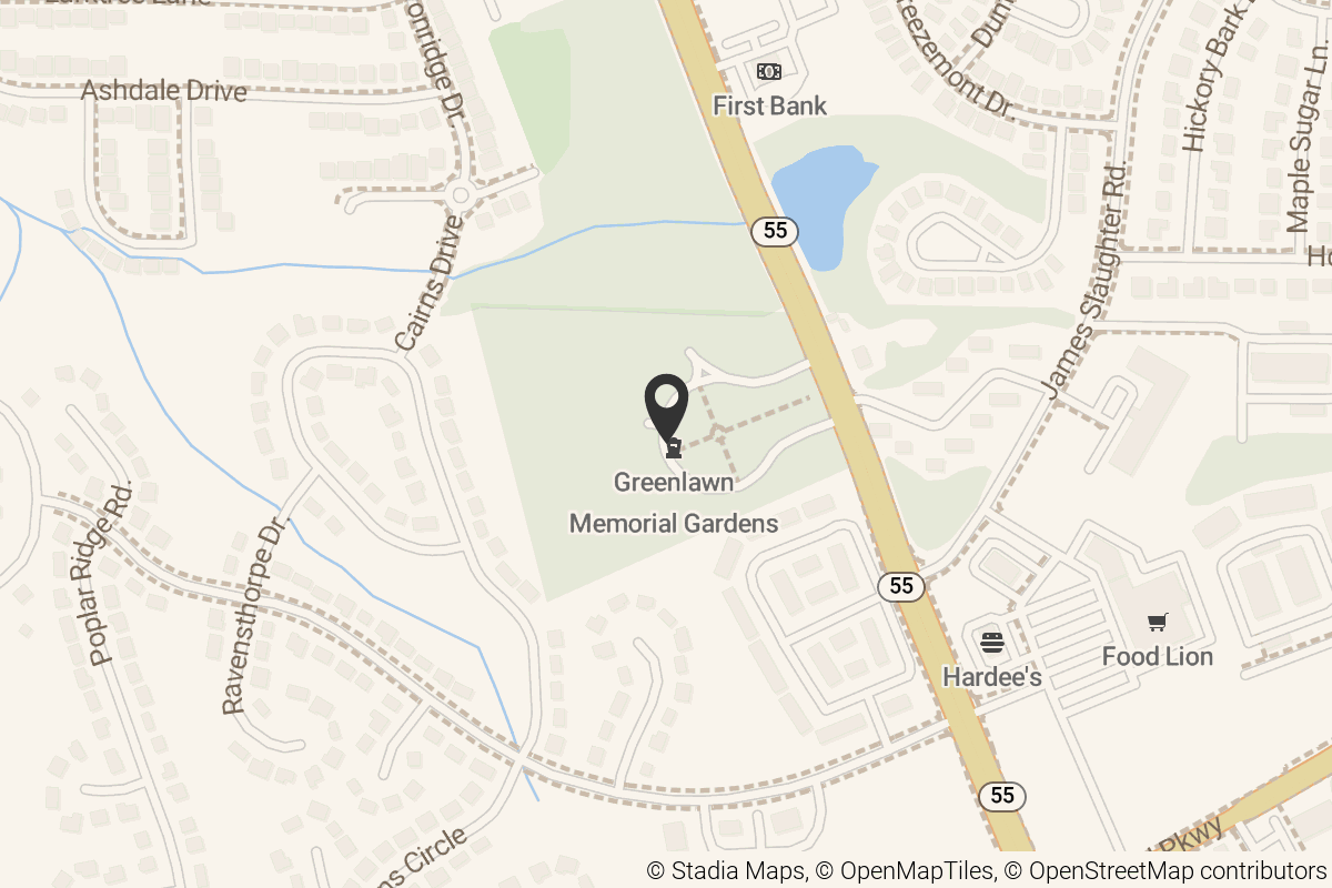 Map with location marker