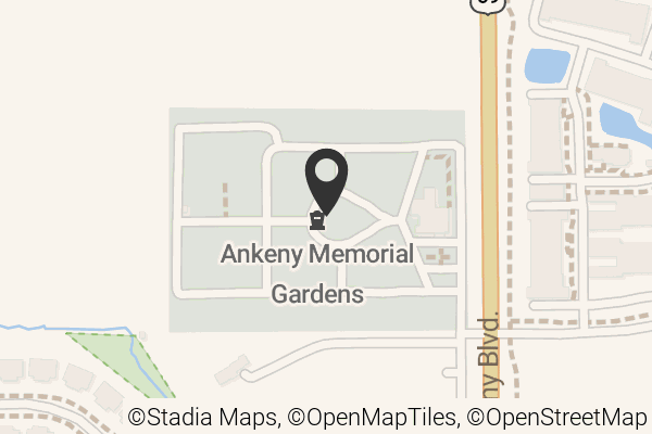 Map with location marker