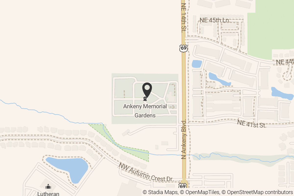 Map with location marker