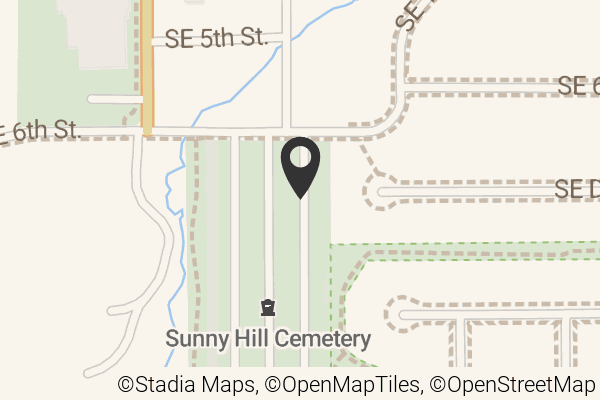Map with location marker