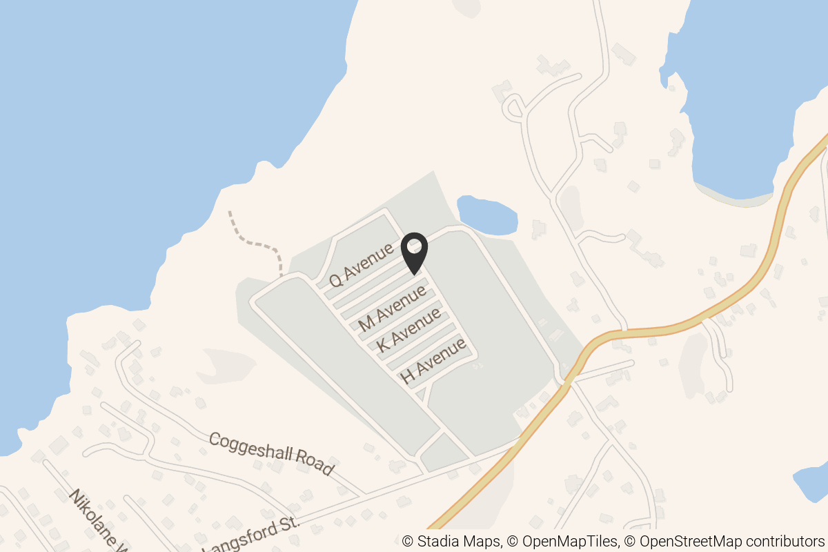 Map with location marker