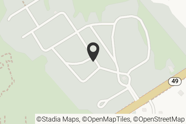 Map with location marker