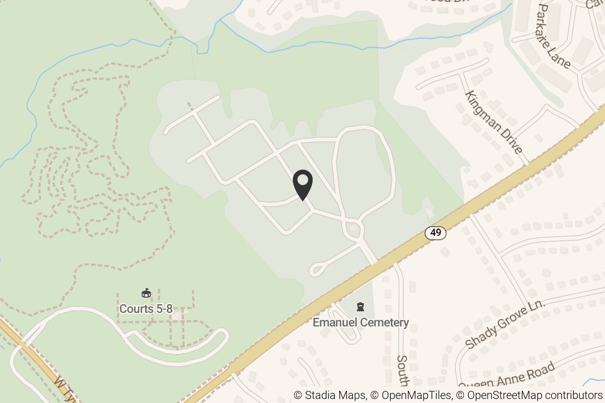 Map with location marker