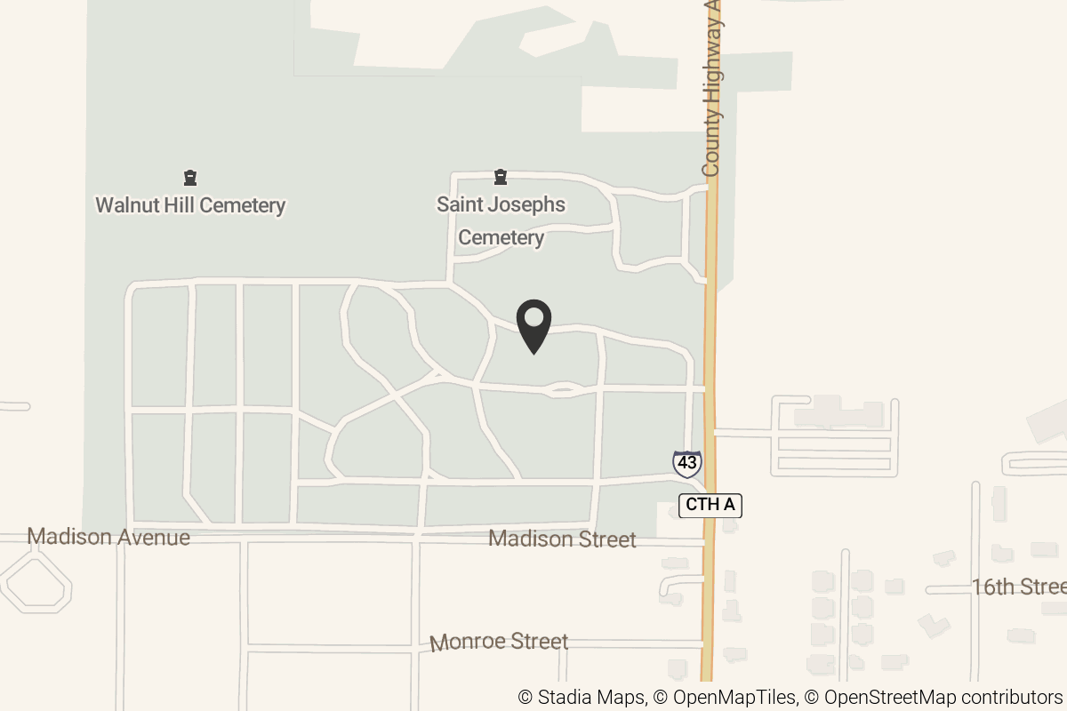 Map with location marker