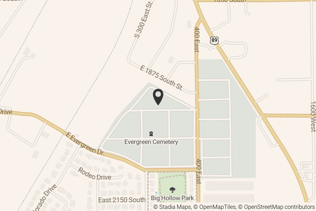 Map with location marker