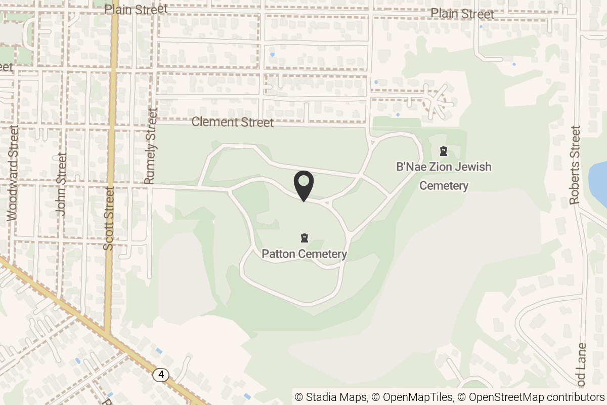 Map with location marker