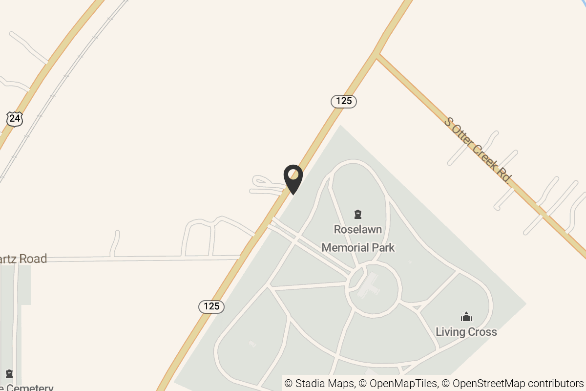 Map with location marker