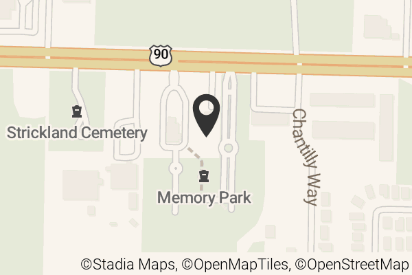 Map with location marker