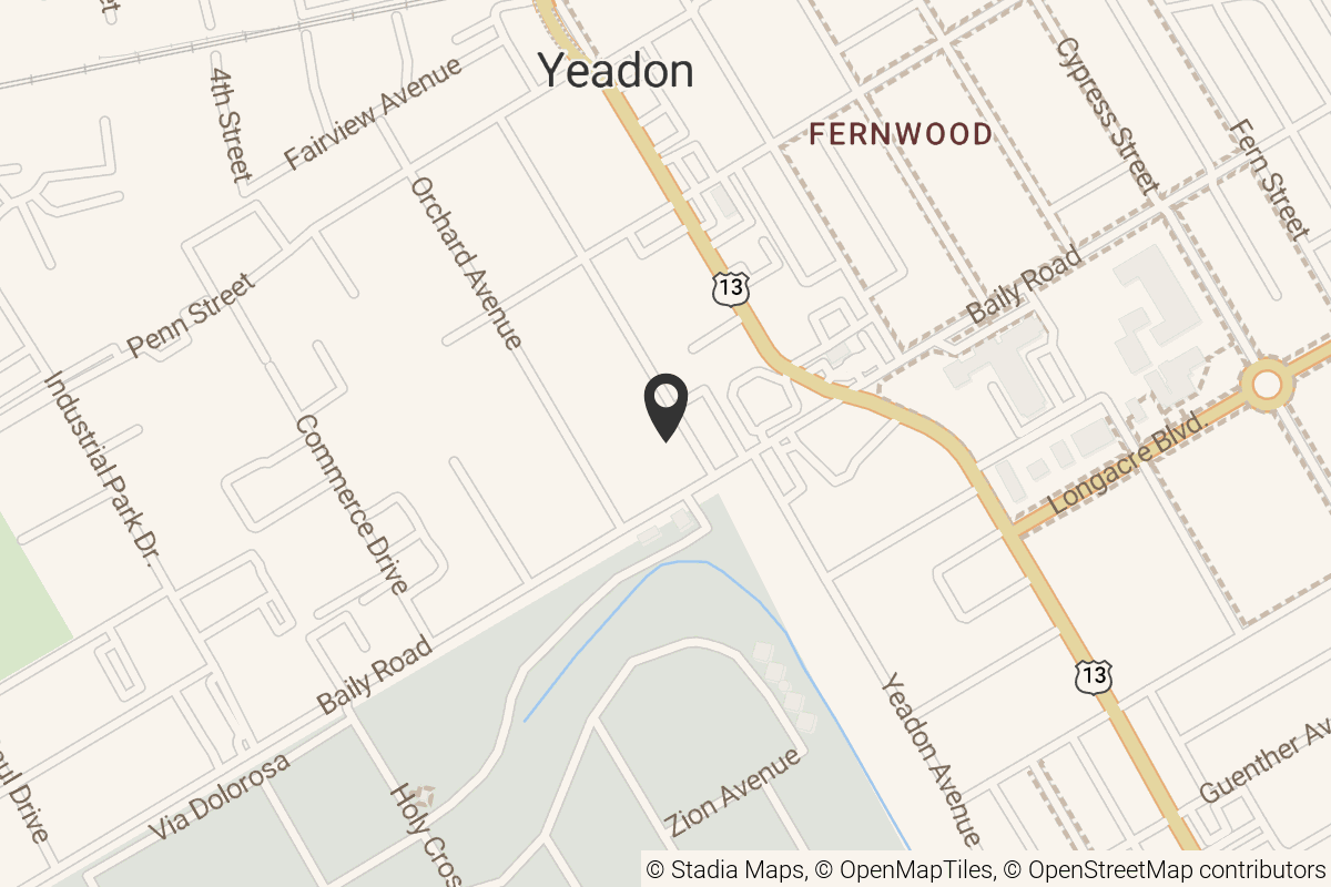 Map with location marker