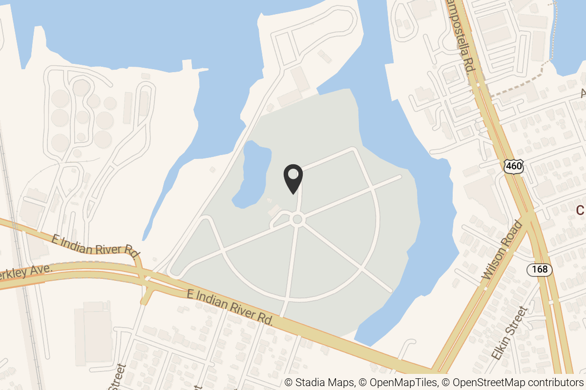 Map with location marker