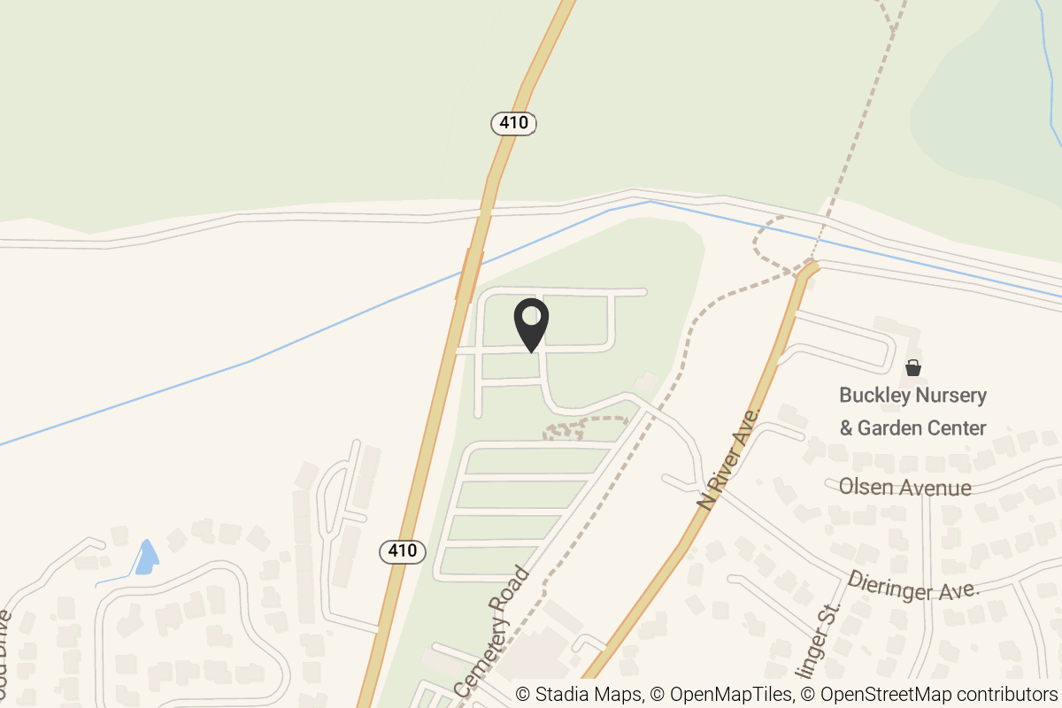 Map with location marker