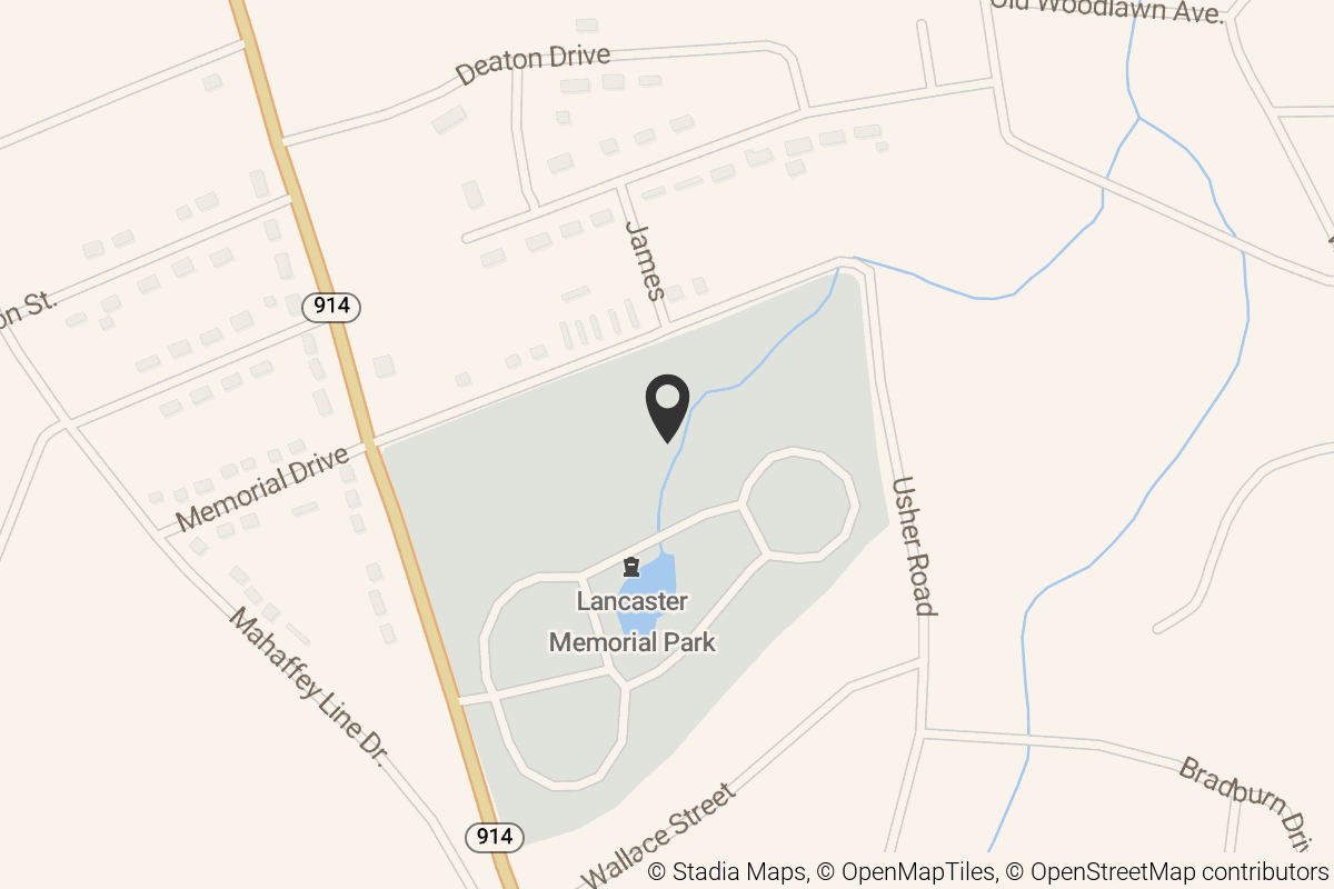 Map with location marker