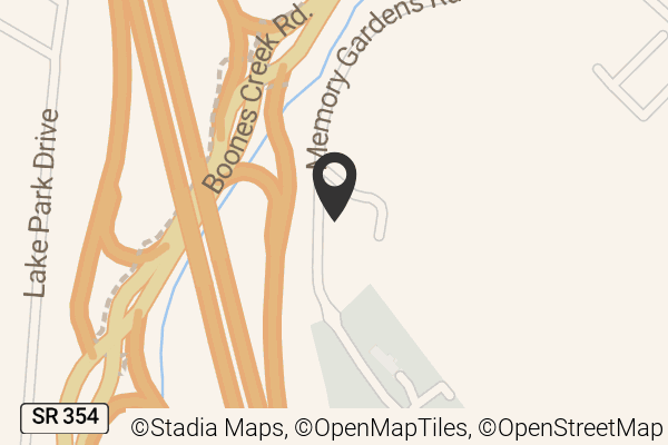 Map with location marker