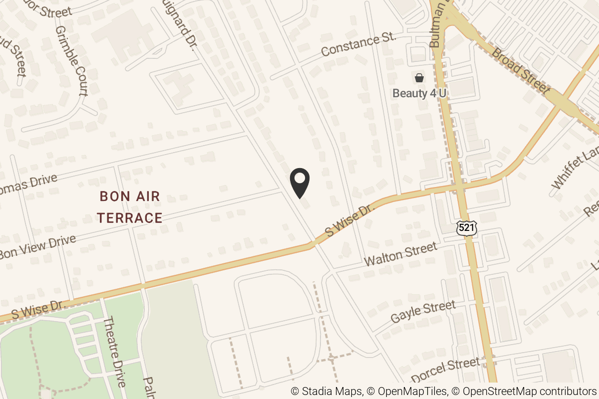 Map with location marker