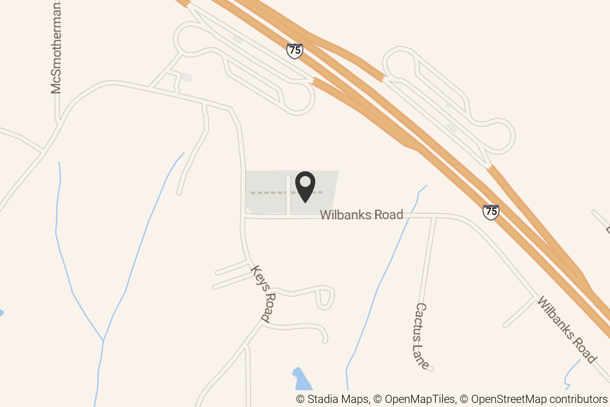 Map with location marker