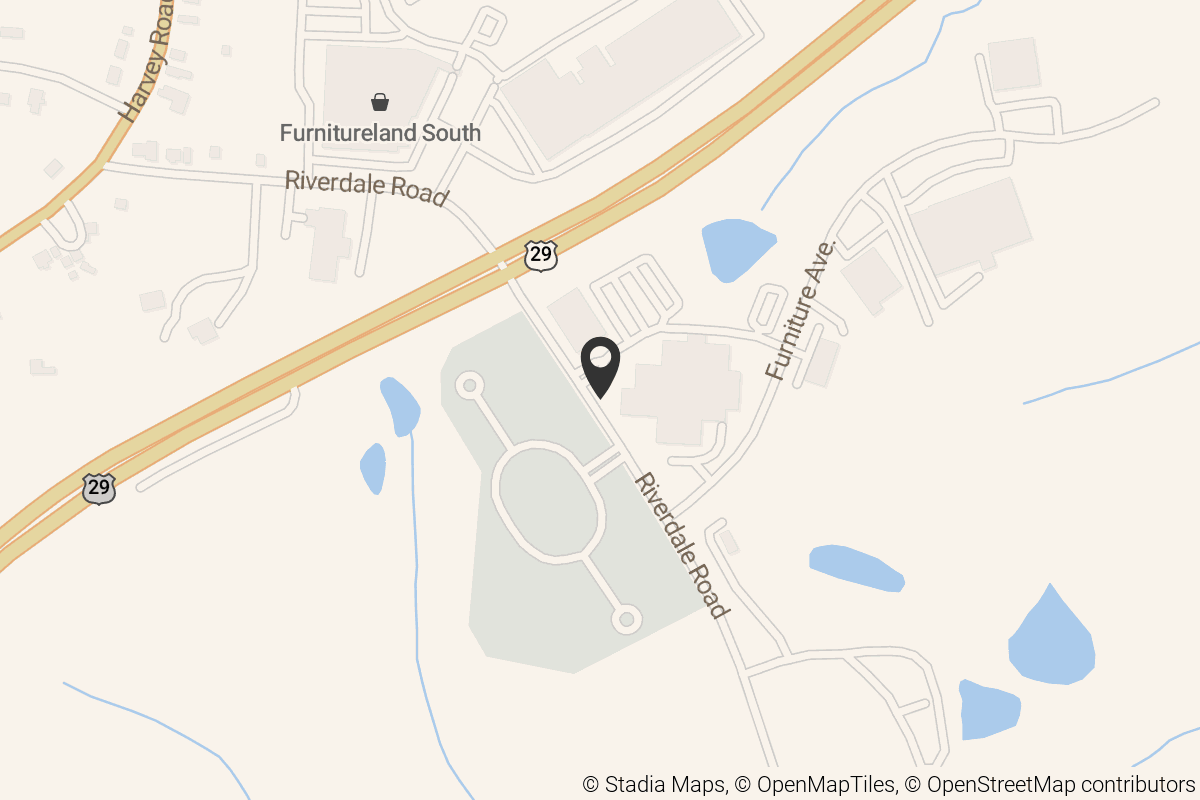 Map with location marker