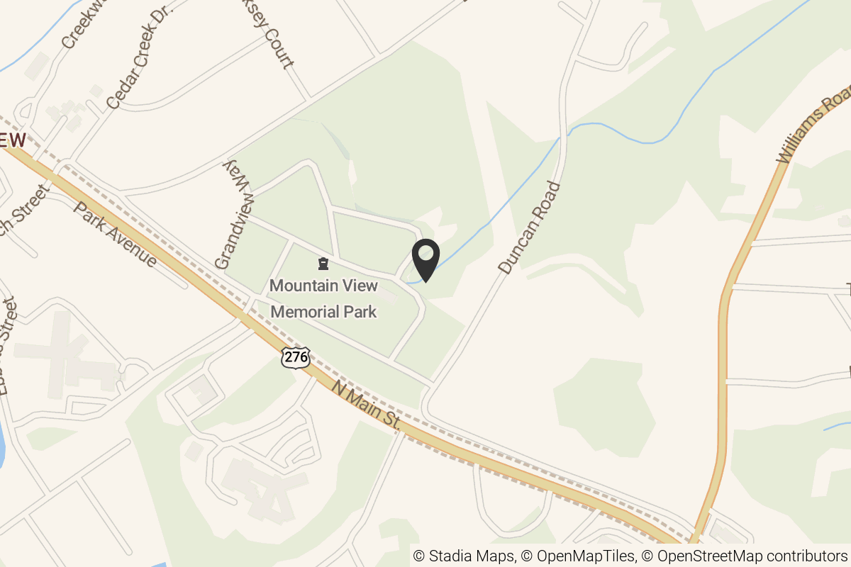 Map with location marker
