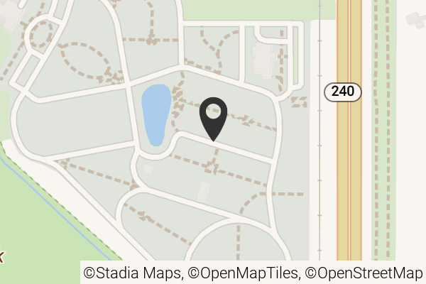 Map with location marker