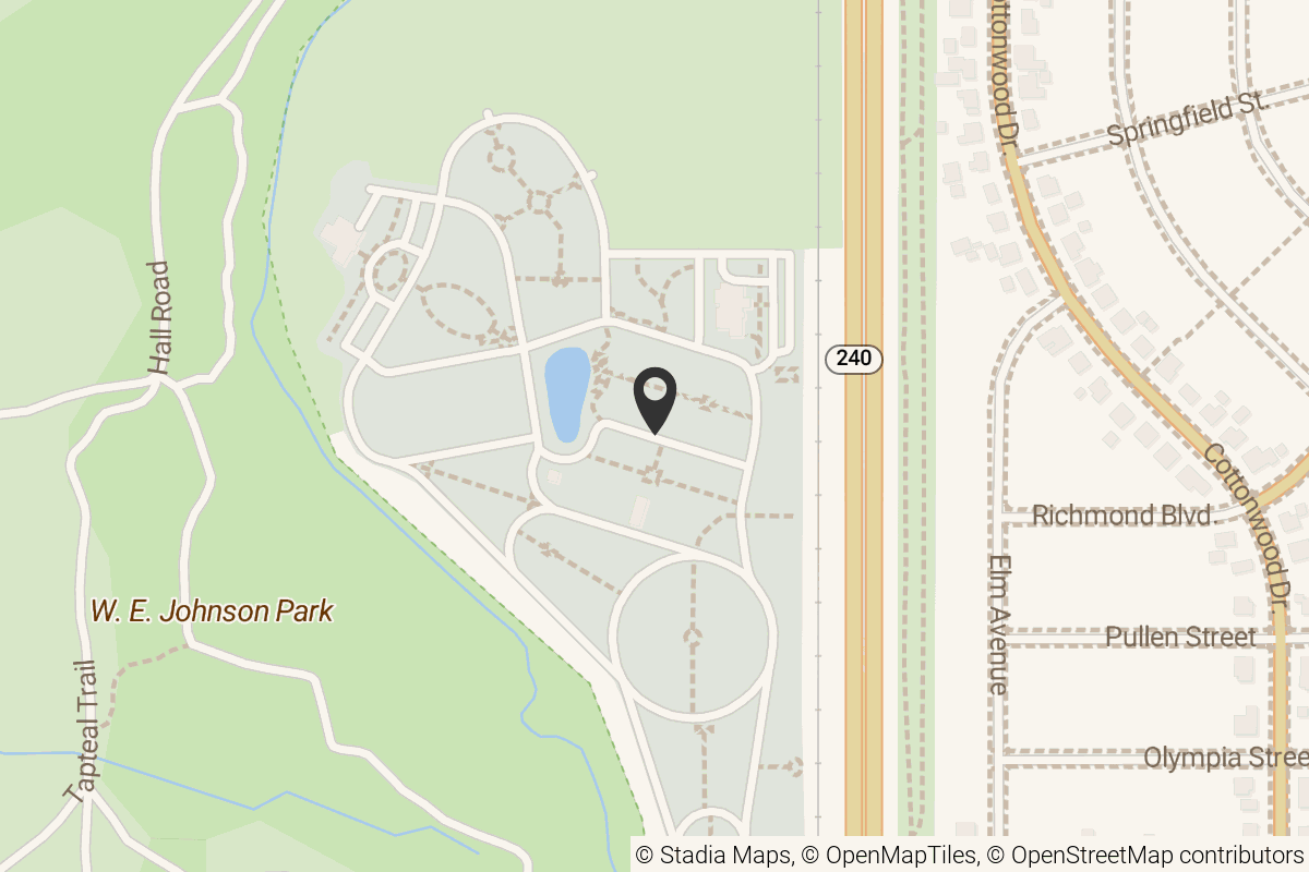 Map with location marker