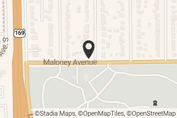 Map with location marker