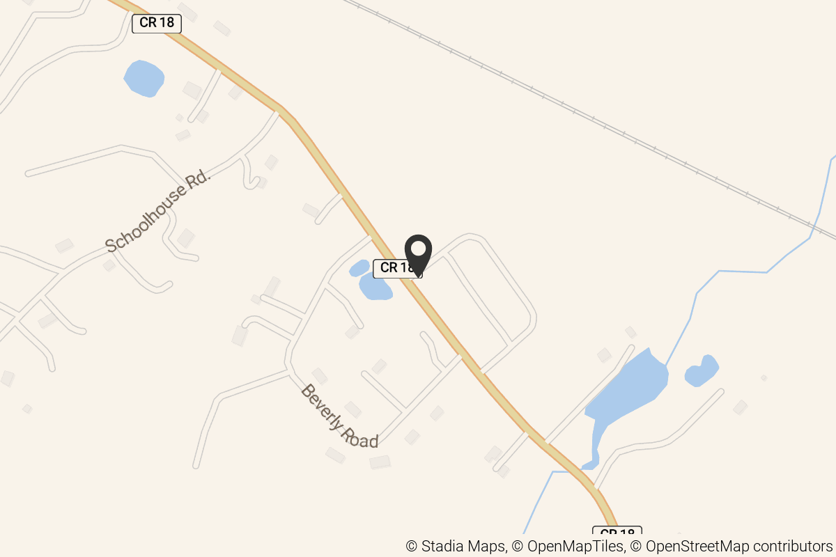 Map with location marker
