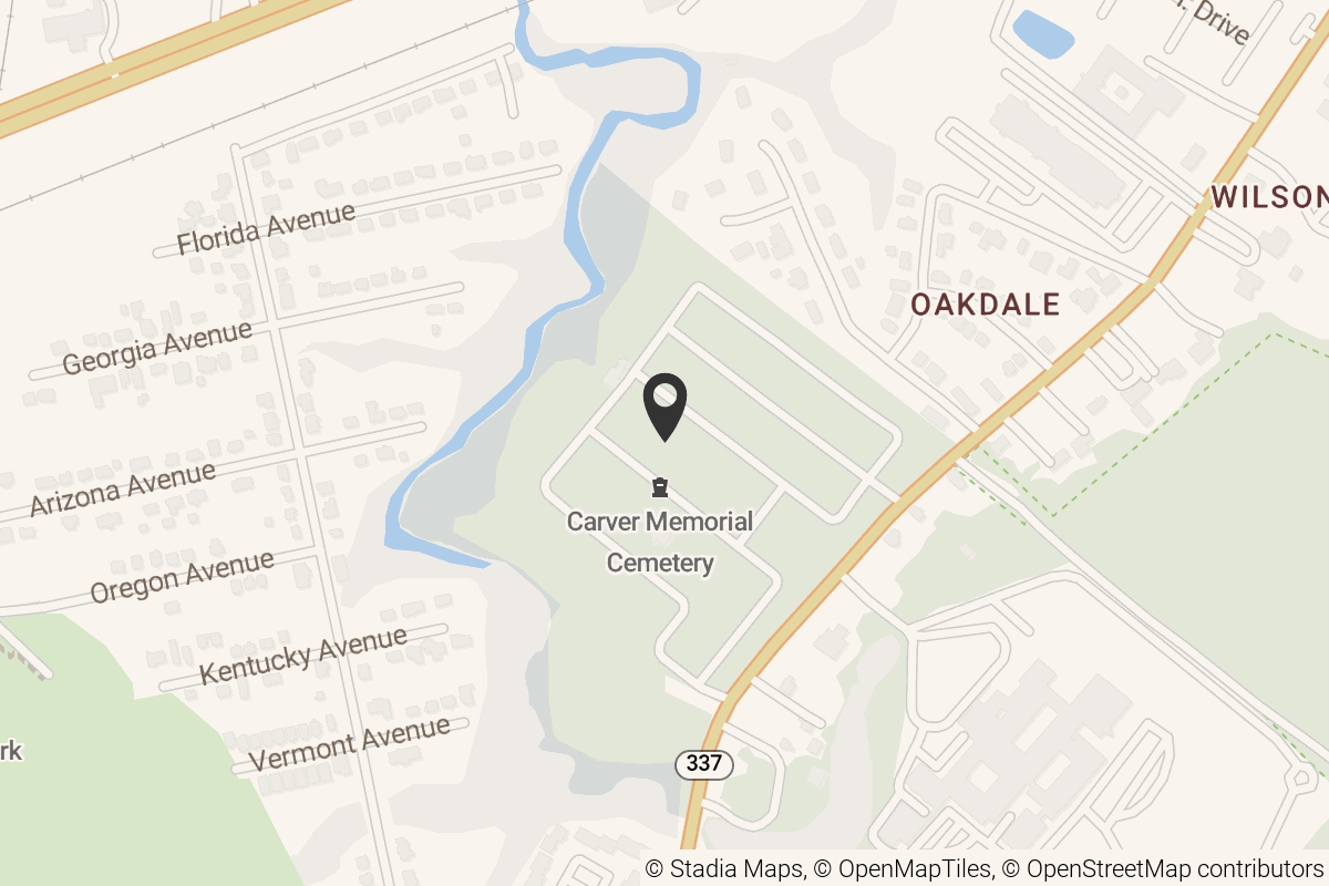 Map with location marker