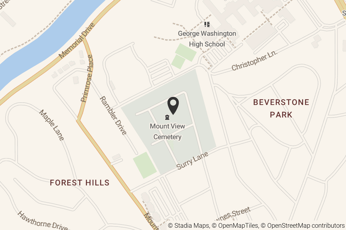 Map with location marker