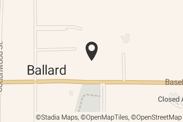 Map with location marker