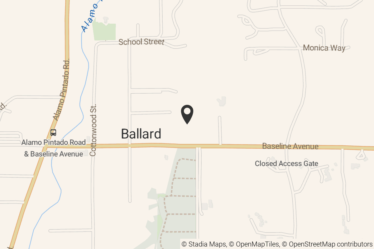 Map with location marker