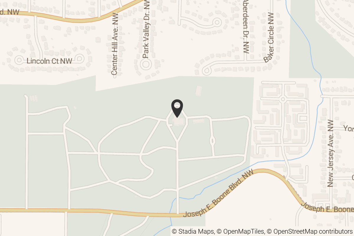 Map with location marker