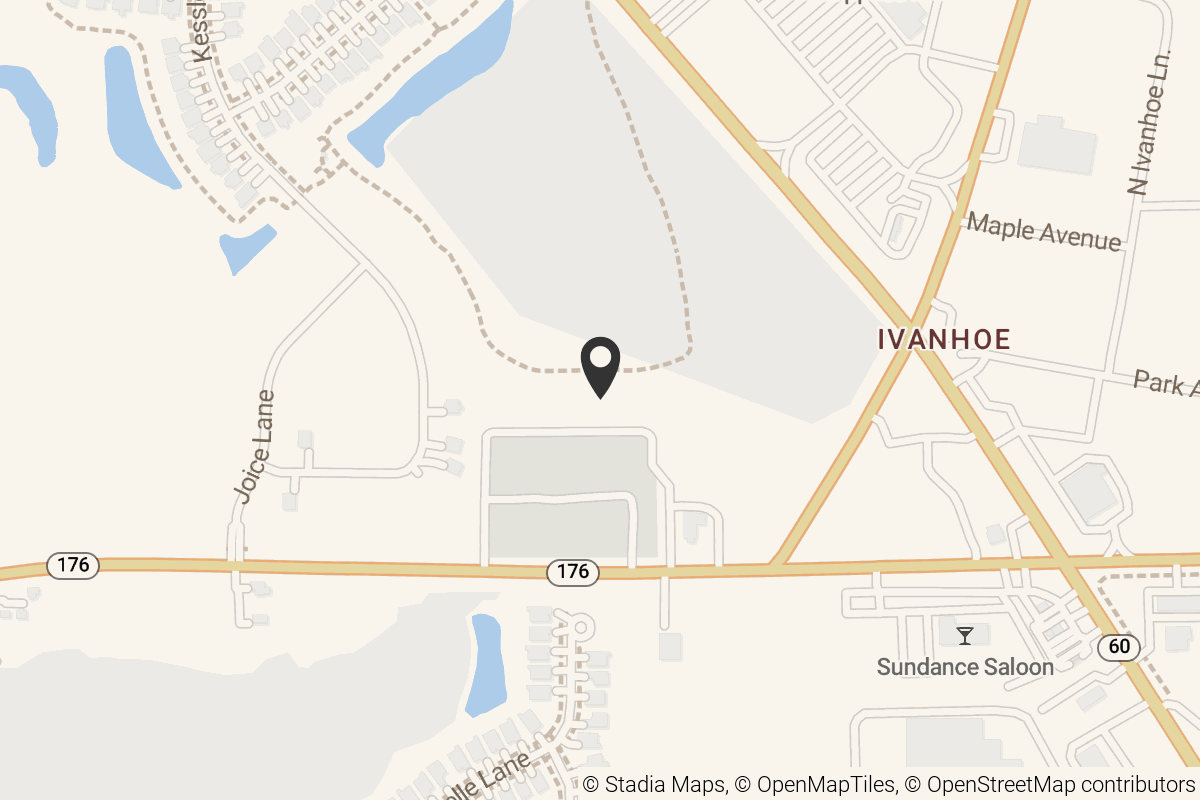 Map with location marker