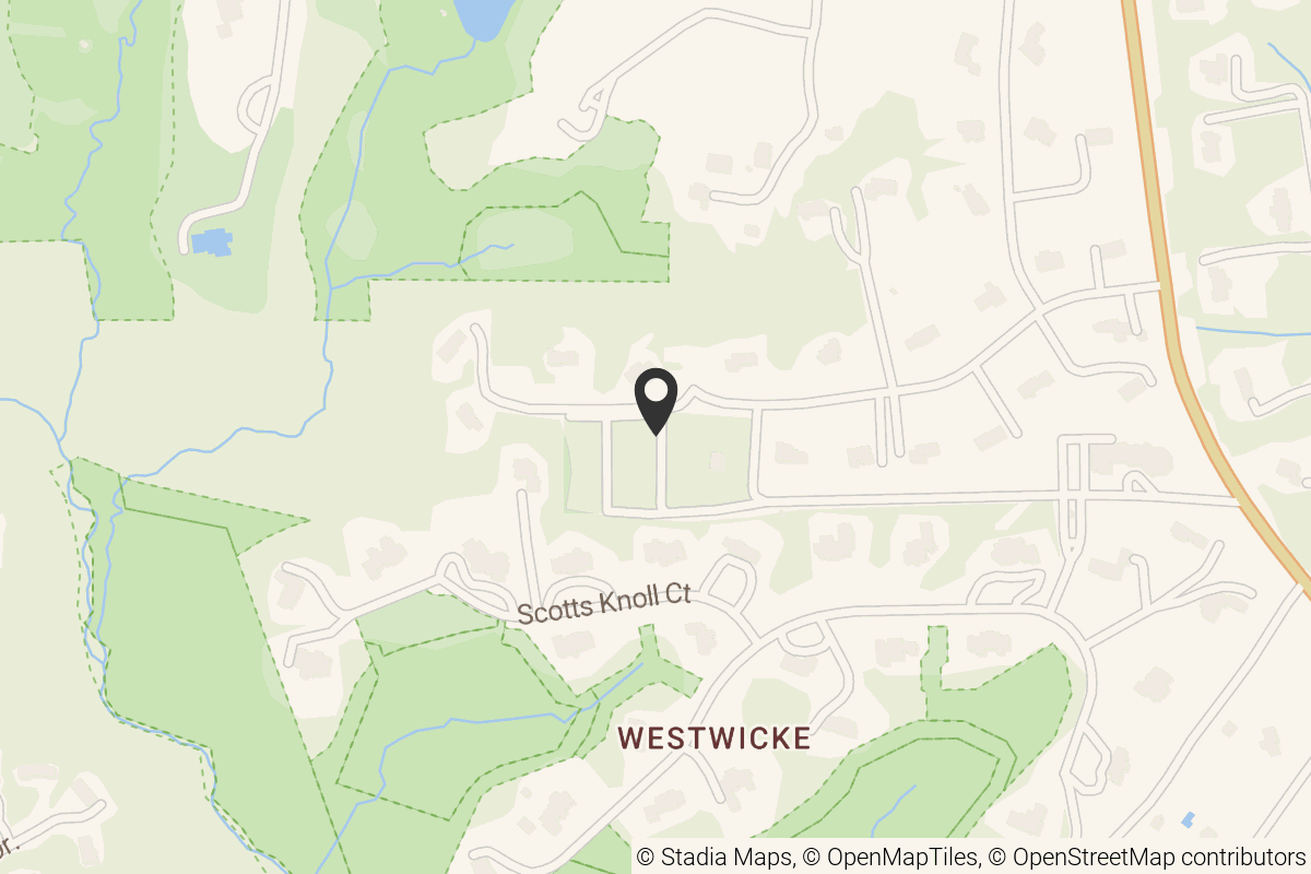 Map with location marker