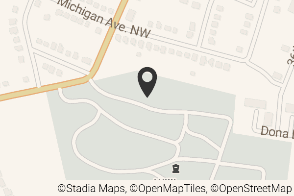 Map with location marker