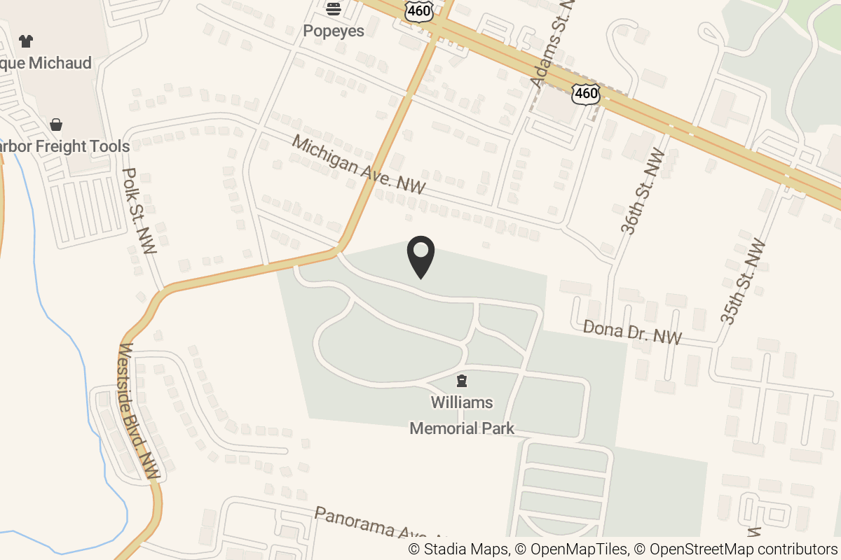 Map with location marker