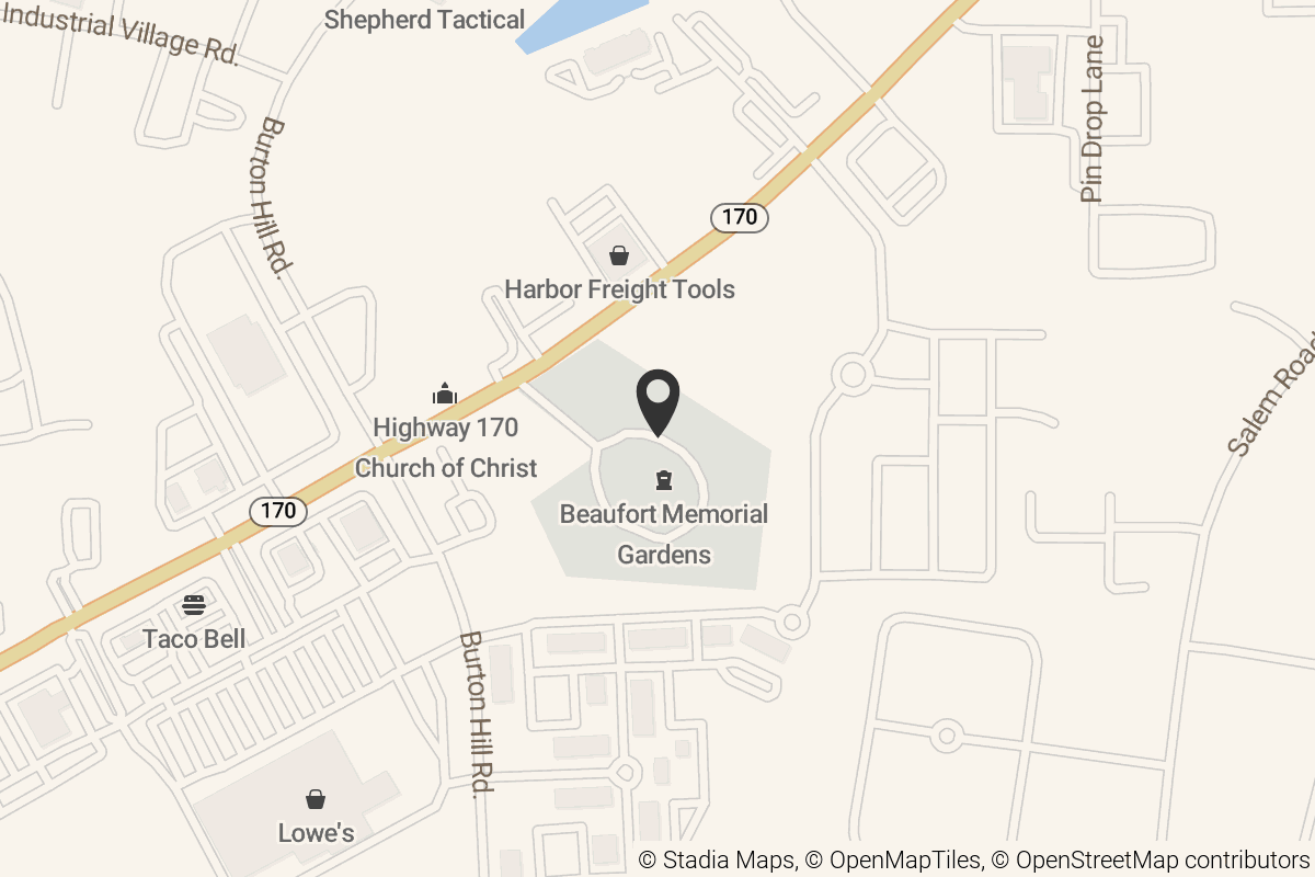 Map with location marker