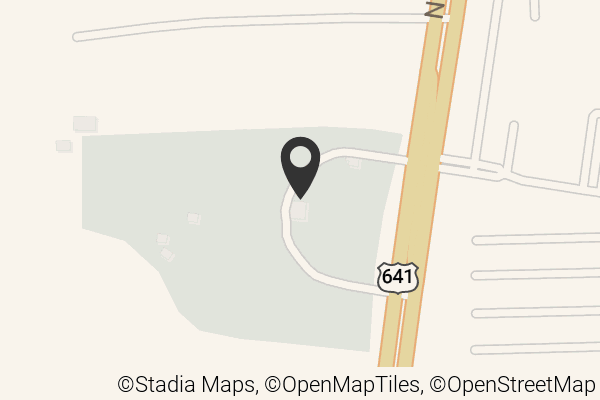 Map with location marker