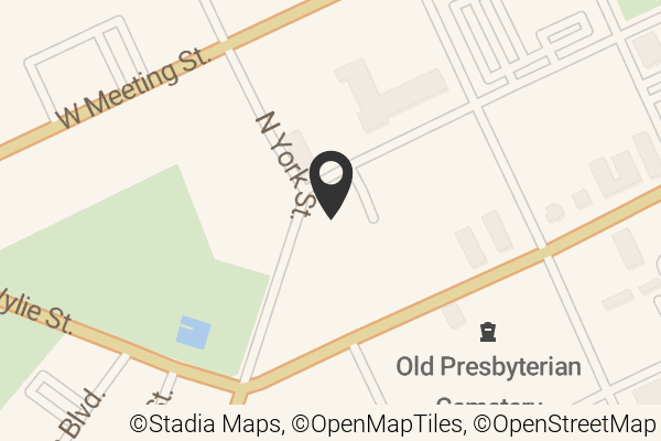 Map with location marker
