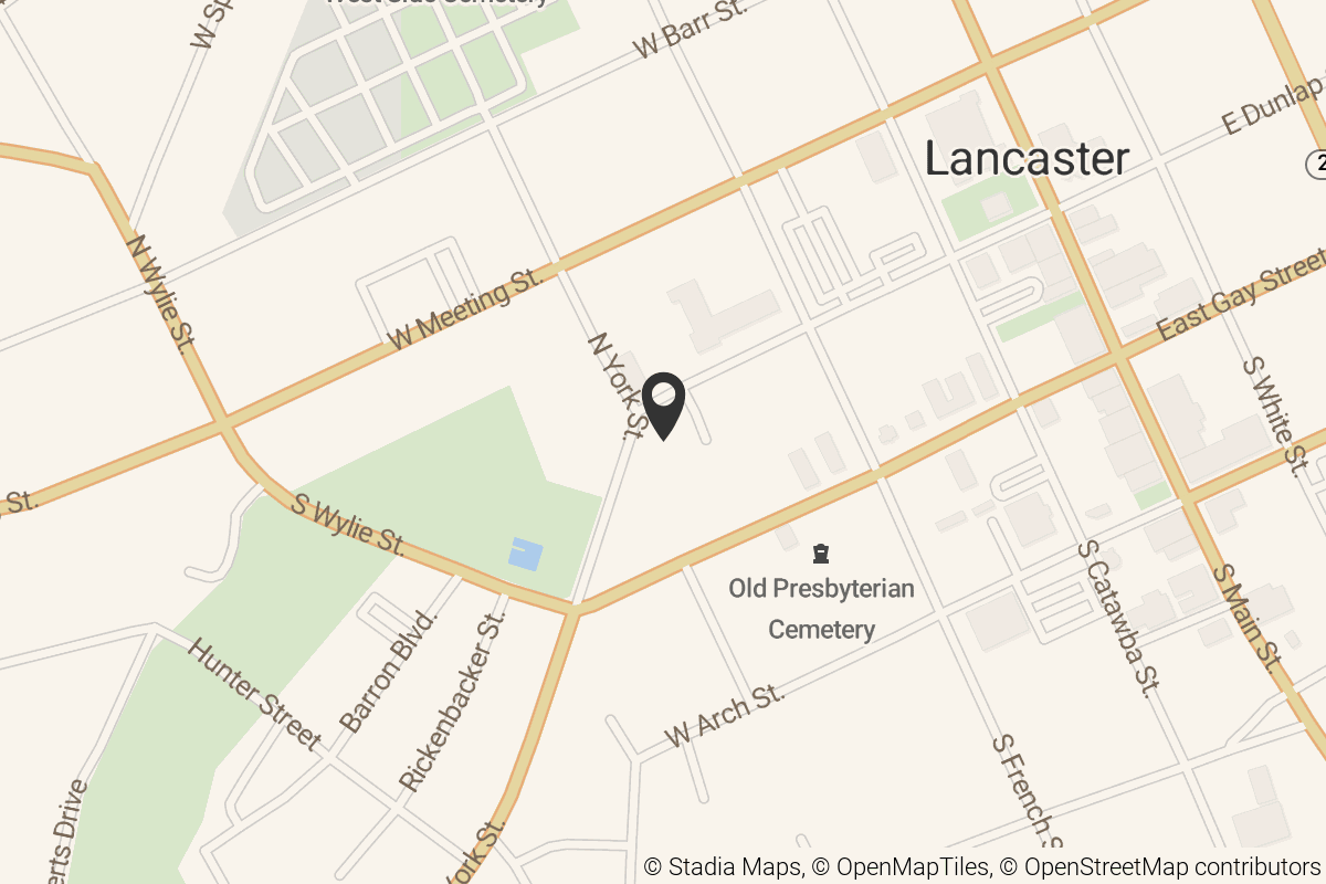 Map with location marker