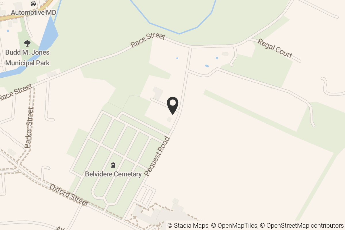 Map with location marker