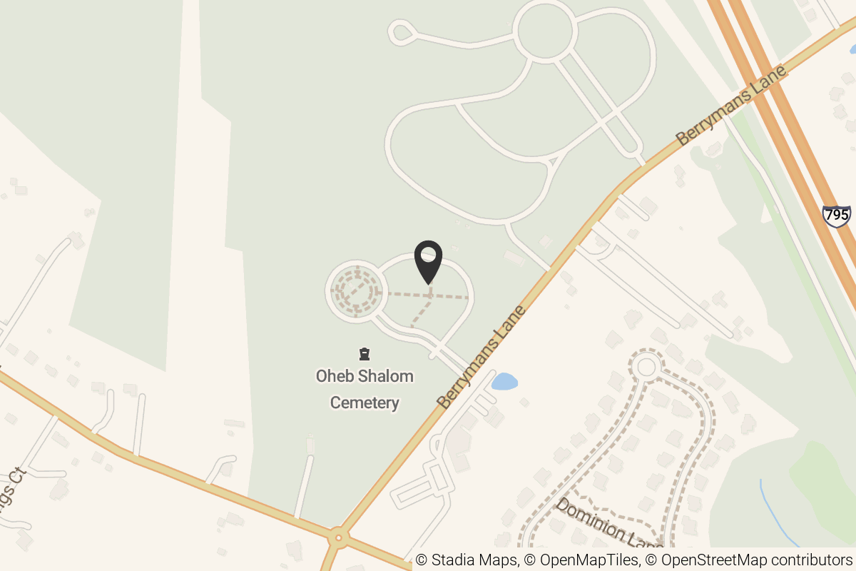 Map with location marker