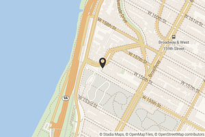 Map with location marker