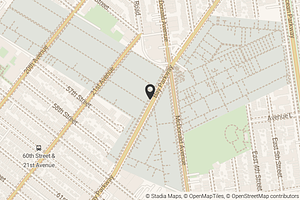 Map with location marker