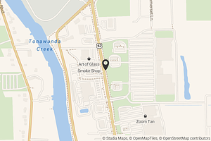 Map with location marker