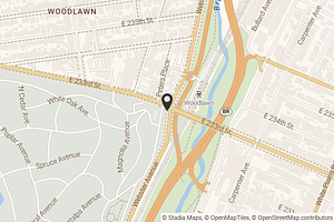 Map with location marker