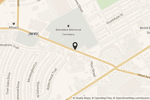 Map with location marker