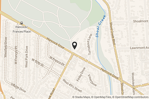 Map with location marker